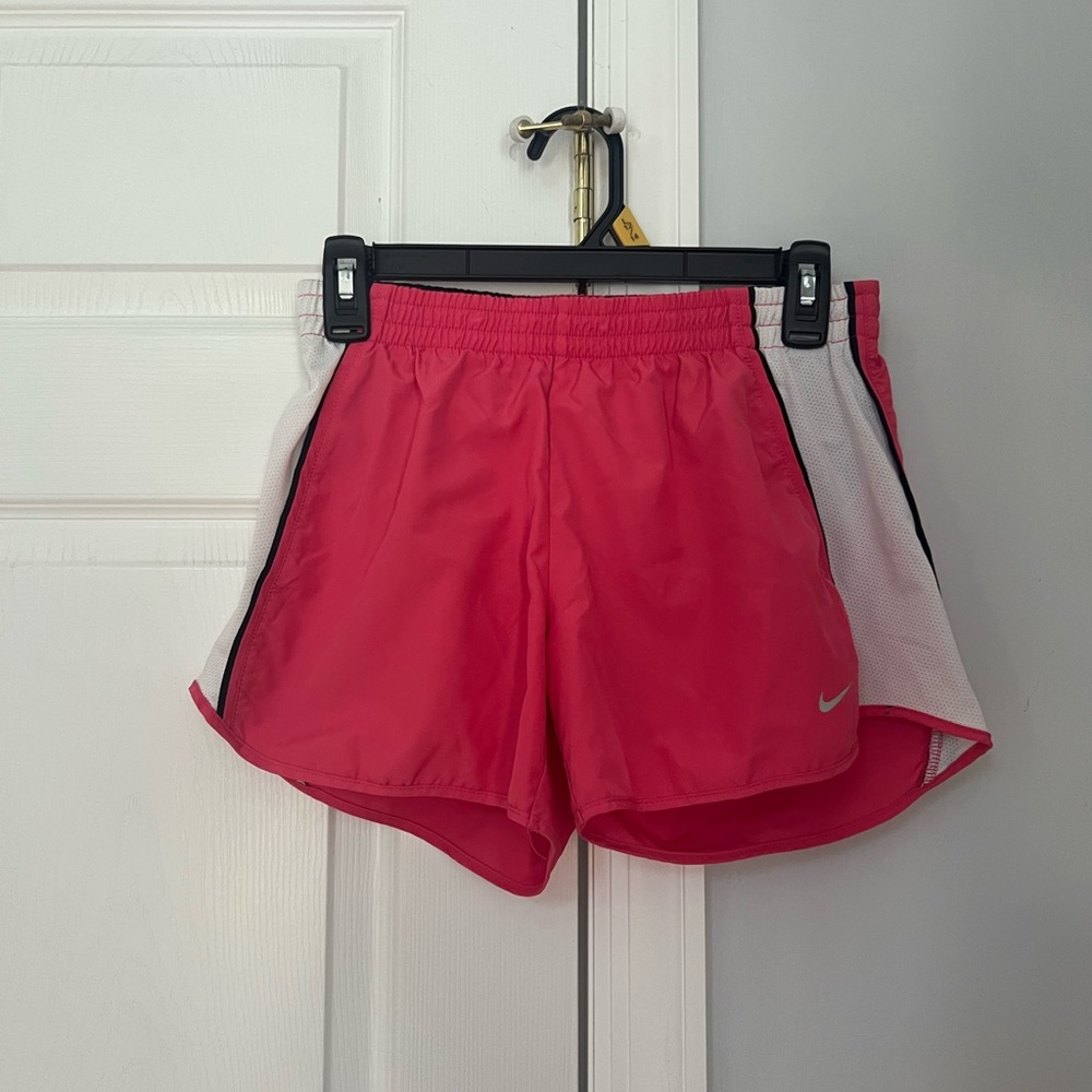 Nike Pink Athletic Shorts Lightweight Elastic Waist